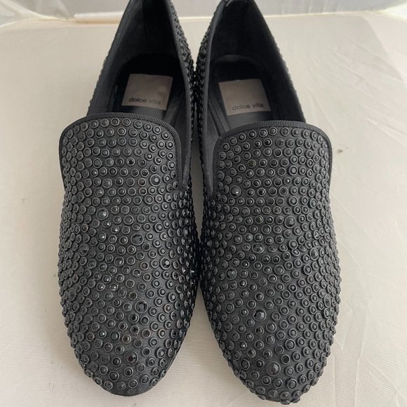 Dolce Vita Rhinestone Flats - Picture 1 of 3